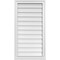 Ekena Millwork Vertical Surface Mount PVC Gable Vent w/ 2"W x 2"H , Brickmould Sill Frame, 20"W x 38"H GVPVE20X3803SN - alternate 1